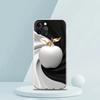 Weiche durchsichtige TPU-Handyhülle für iPhone 16 15 14 13 12 11 Pro Max XR 8 7 Plus XR Schale Glückliches Schwarzes Apfelmuster Capas
