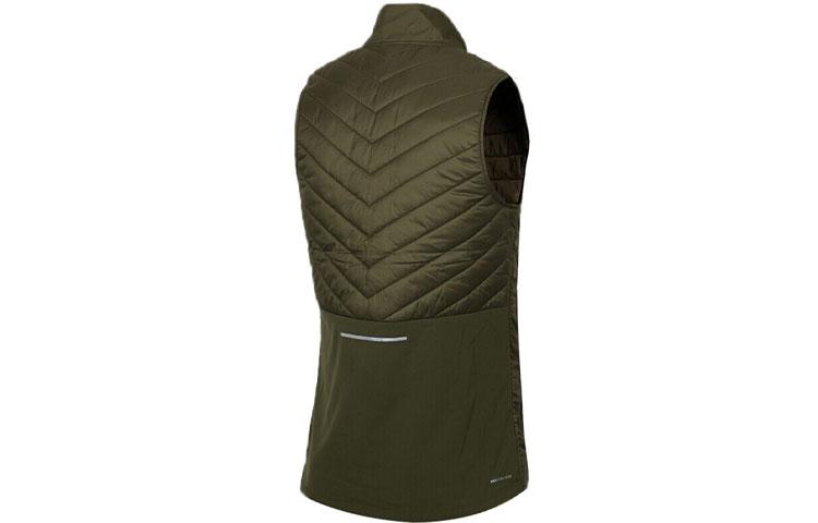 Nike Vests Men's Army Green Stand Collar Moderate Other AH0547-395