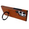 For Samsung Galaxy S25 Ultra Magnetic Case Kickstand TPU + PU Leather Anti Drop Phone Cover