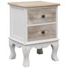 Day and Night - Day and Night Paulownia Wood Nightstand 35x30x50 Cm