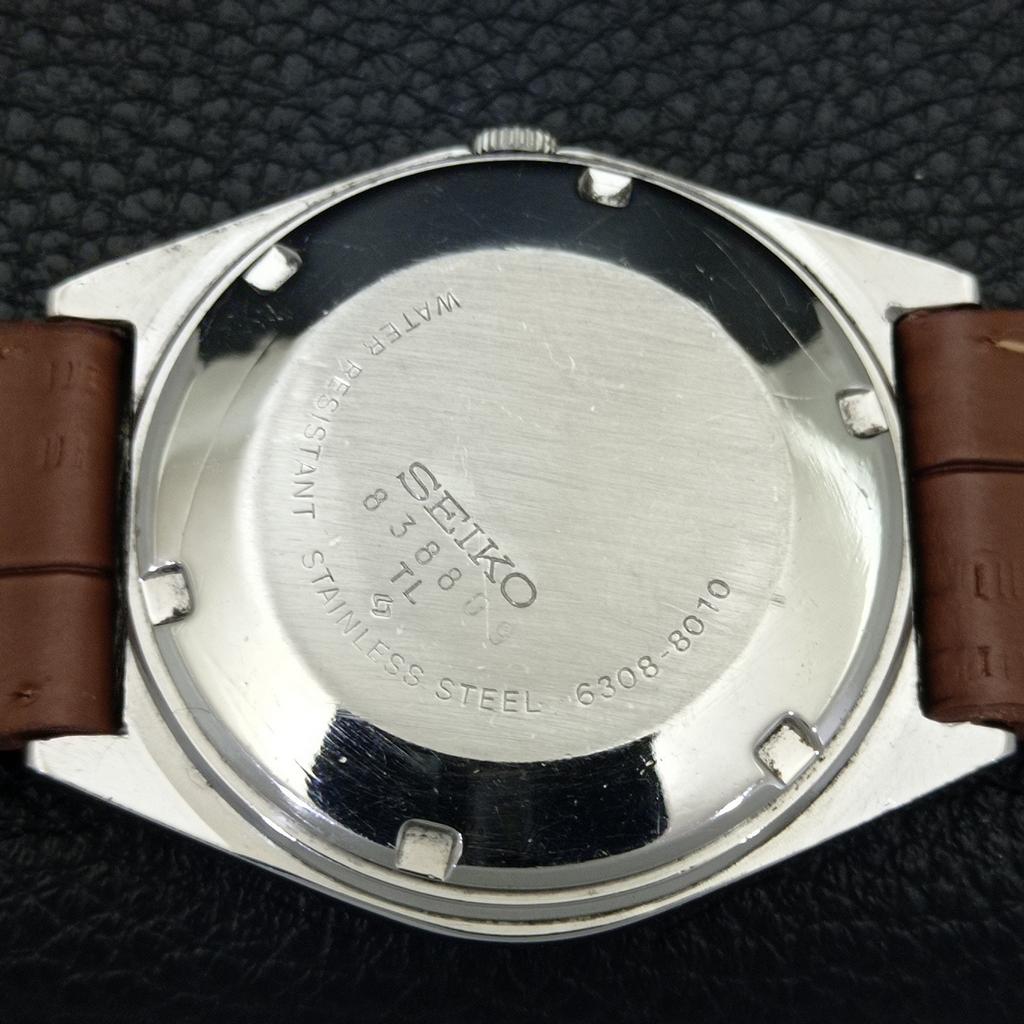JAPAN VINTAGE SEIKO 5 AUTOMATIC 6309A MENS BROWN COLOR DIAL WATCH a701532-5 R206b-a701532