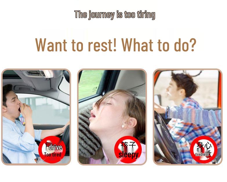 Cartoon Folding Inflatable Car Mattress for SUV and Sedan