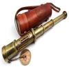 Spyglass Telescope Replica  Nautical Brass Spyglass with Leather Box Pirate Telescope Gift for Mariners Collectors