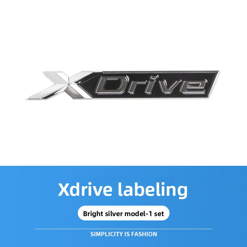 Pro BMW X5L F15 G05 Modifikovaný znak, Zadní nálepka Xdrive40Li, Logo xDrive a Vysoce výkonná dekorativní lišta