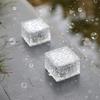Solar Garden Decoration Light White/Warm White Light Waterproof IP65 Ice Cube Brick Lights Square Rectangle Hexagon Round