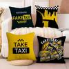 Fashion Comfortable Soft Pillow Case Silky Elegant Comfort Sofa Bed Invisible Zipper
