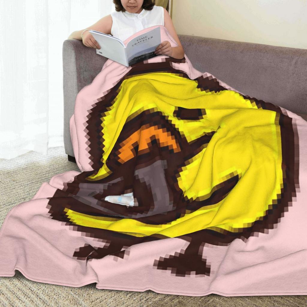 Kiiroitori Baby Chick Funny Meme  Blankets Fleece Sofa Throw Blanket Super Soft for Couch Bedding Travel Throws Bedspread Quilt
