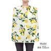 STYLE Decor Nursing Care Meal Apron Pocket 1 Piece Citrus Lemon Meal Apron Nursing Care Water Repellent Nursing Care Stylish Cute Elderly Nursing Home