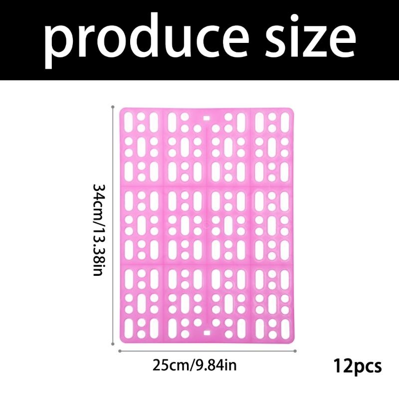 12lots Antislip Safety Mats Rabbit Foot Pad for Pet Like Rabbits to Prevent Accidents During Playtimes Activity