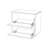 Shoe Cabinet 60 Cm Matte Black