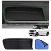 Rasya Passenger Side Open Tray Mat for Honda New Custom Interior Rubber No Rattle Passenger Side N-BOX/N-BOX JF5/JF6, Non-Slip Mat, (Front Only)