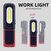 Powerful COB LED Work Light Car Garage Mechanic Lamp USB Rechargeable Flashlight Magnetic Torch Emergency Light Warning Light