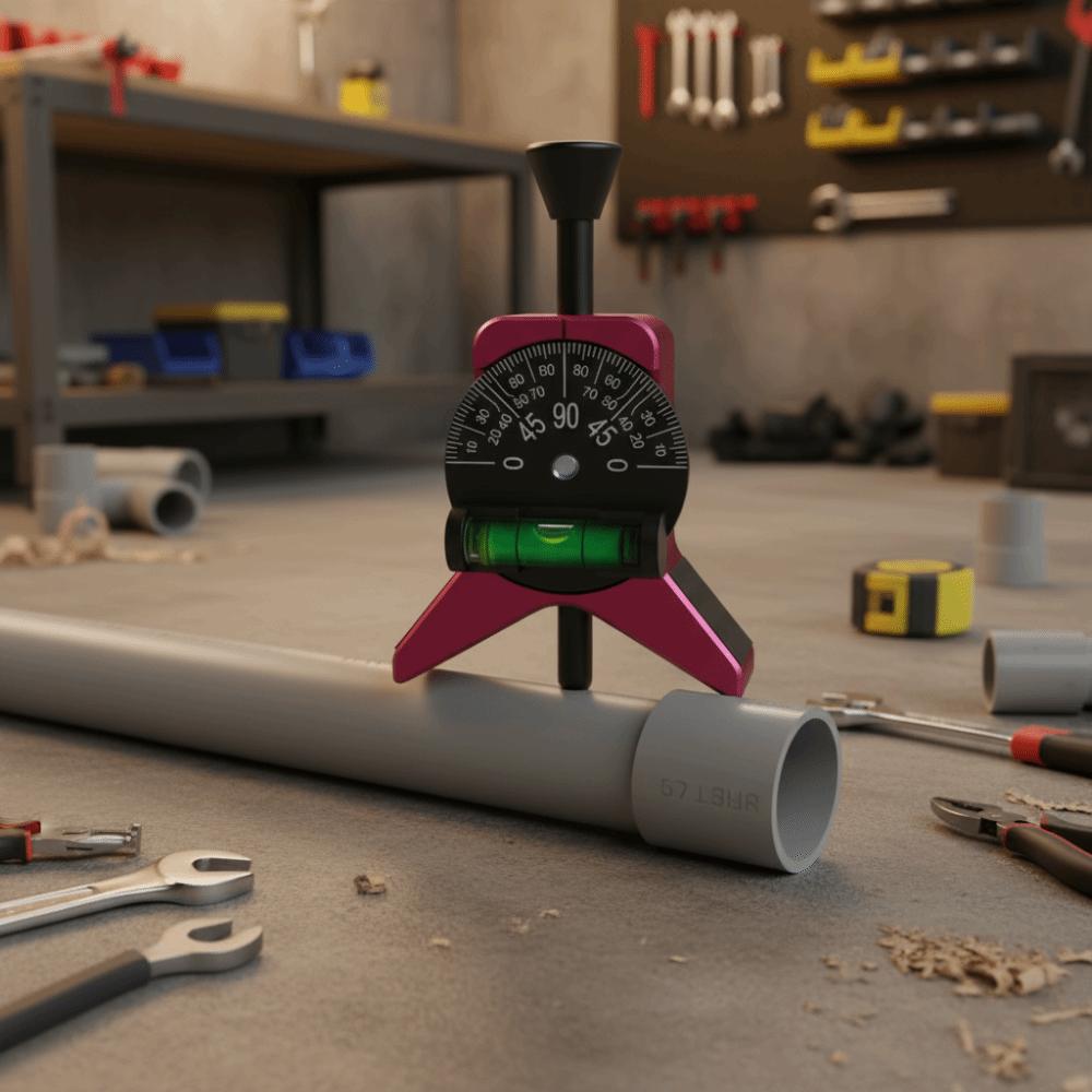 Magnetische Verbindungsrohr-Zentrierbohrer Hochgenauer Rohrmarkierer Rohrzentrumsfinder Rohrzentrierung