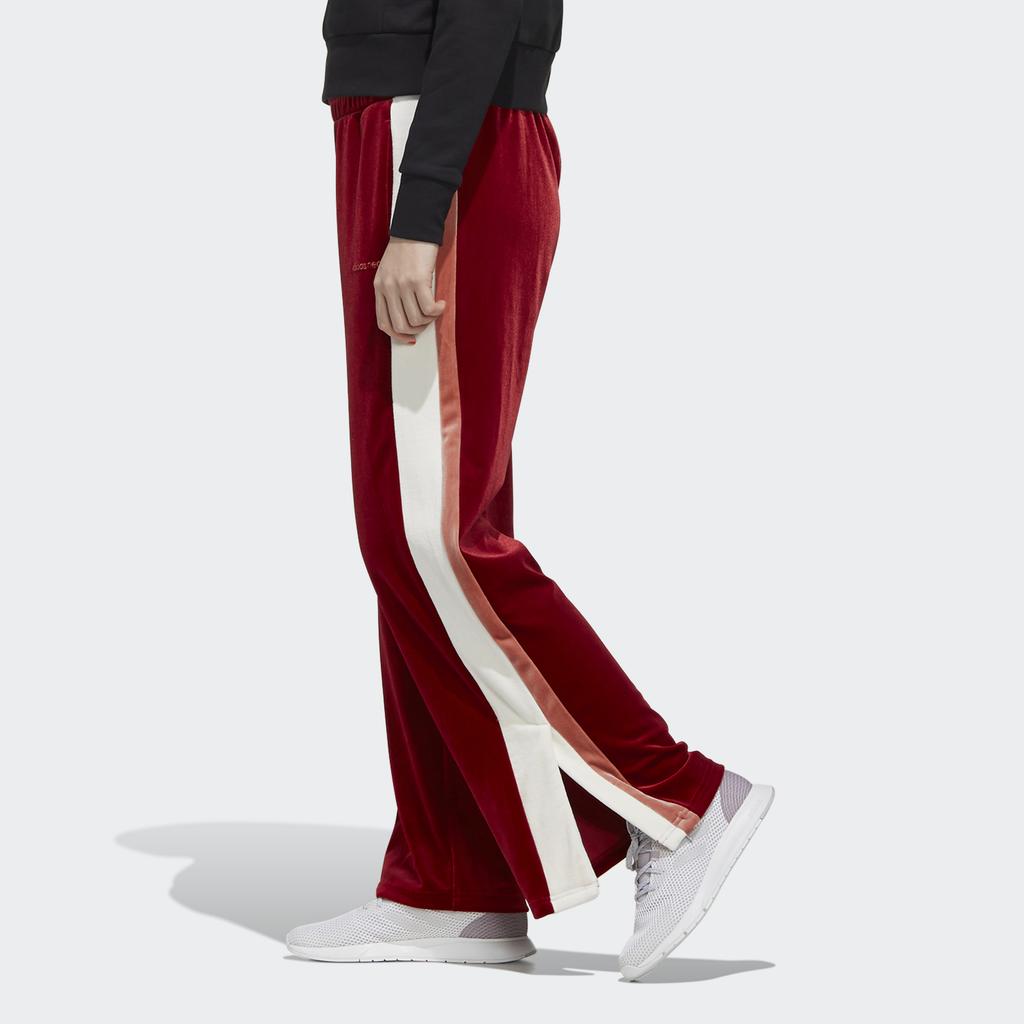 Adidas Neo Retro Casual Sports Pants Women Bottoms Red EI4363