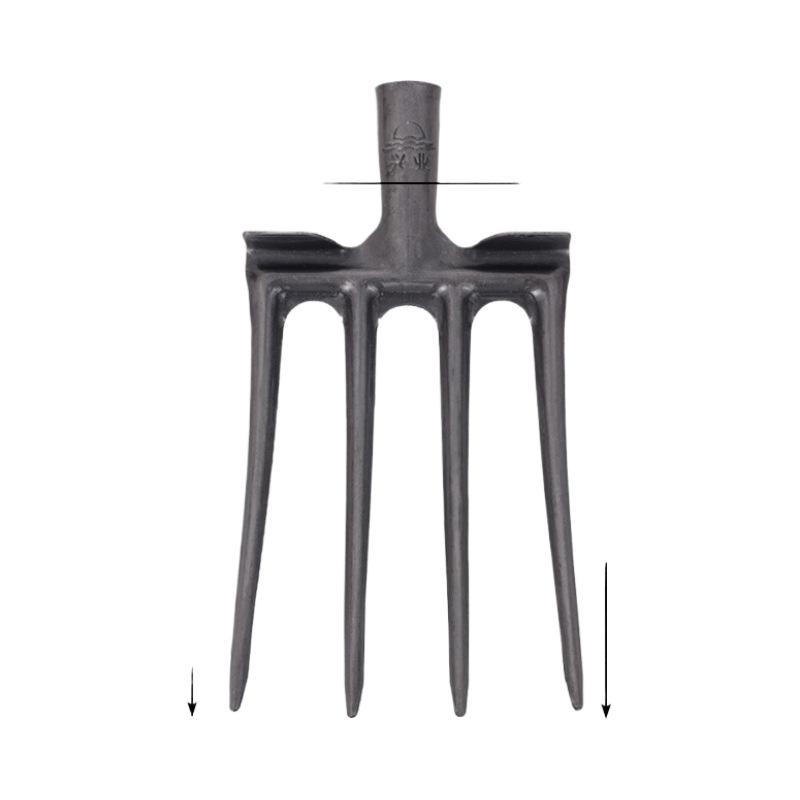 Landwirtschaftliche Bodenkralle: Stahl 4-Zinken Werkzeug zum Graben und für die Landwirtschaft