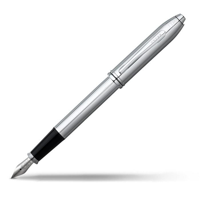 Cross Fountain Pen M Medium Nib Townsend 536M Chrome