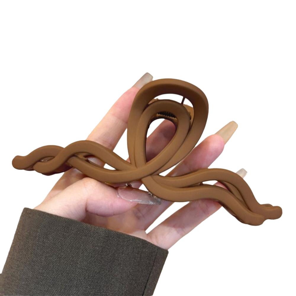Acrylic Wave Cross Hair Claw Hair Accessories Headwear Vintage Shark Clip  Women