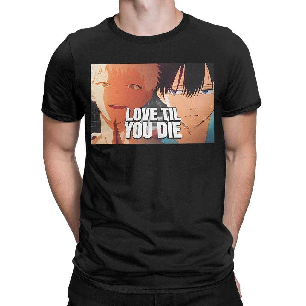 The Summer Hikaru Died Anime T Shirt Men Cotton Casual T-Shirts Round Collar  Tee Shirt Short Sleeve Clothes Plus Size