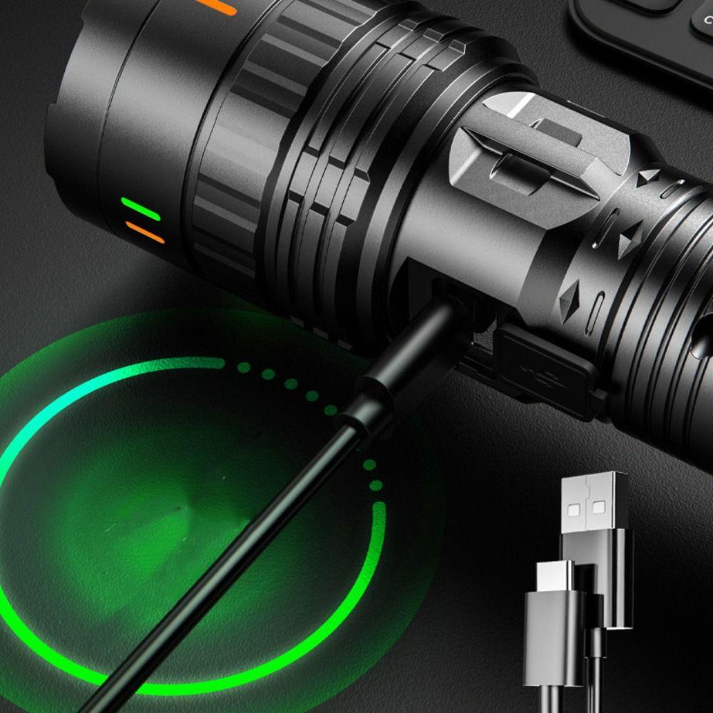 Rechargeable Strong Light Flashlight Super Bright Portable Flashlight LED Flashlight  Household
