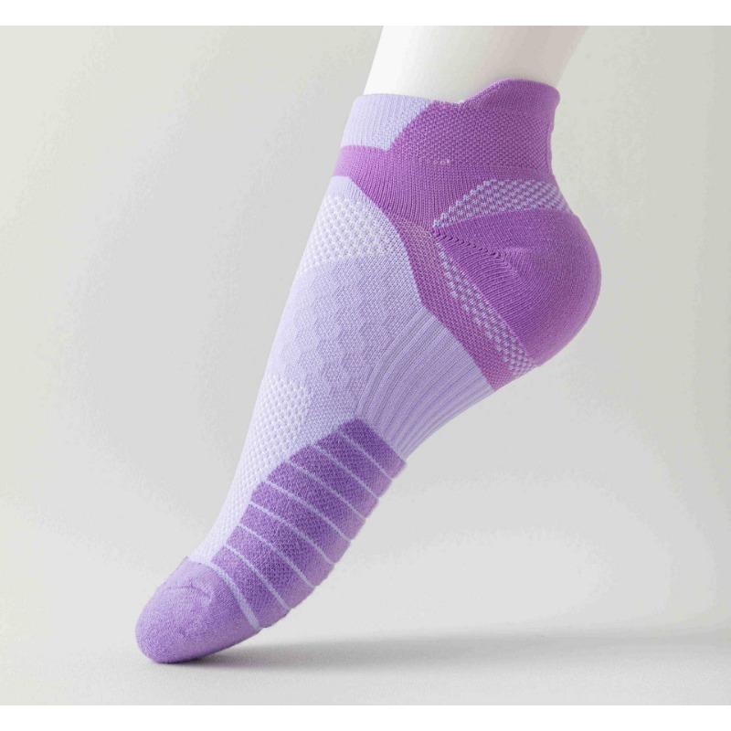 

Спортивные носки с мягкой подошвой, амортизирующие, профессиональные для йоги, фитнеса, бега, эластичные, утягивающие, мягкие, дышащие и устойчивые к запаху короткие носки 1 pair