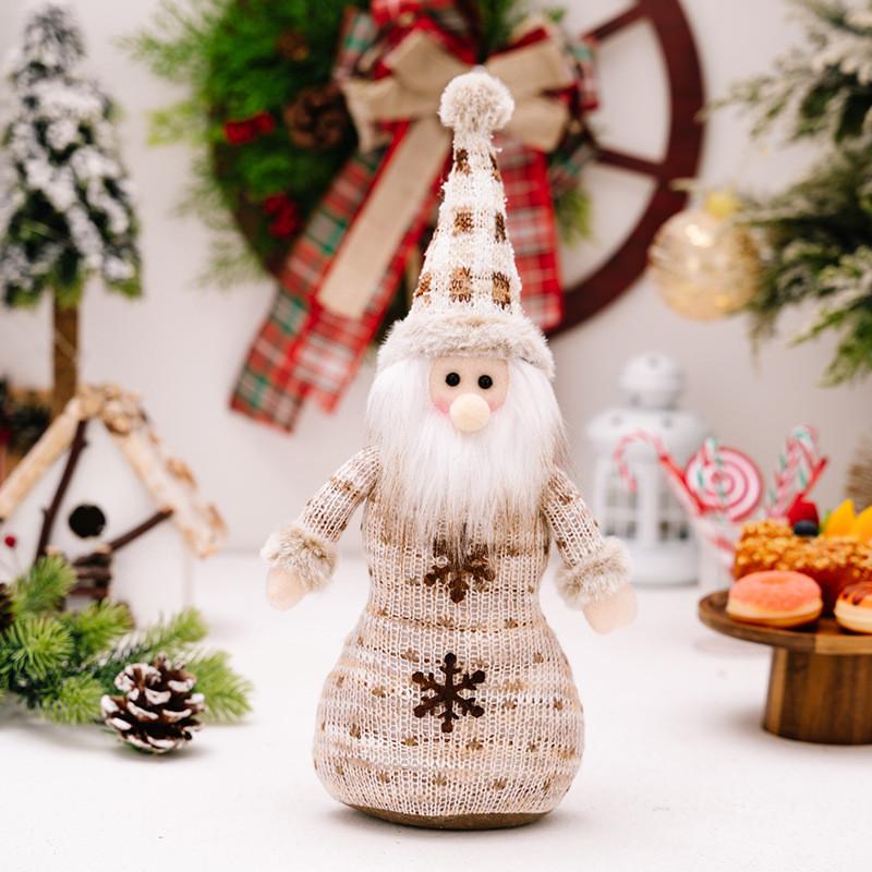 

Уникальный стиль европейских фигурок Санты и снеговика, идеально подходящих для рождественского настроения European Old Man