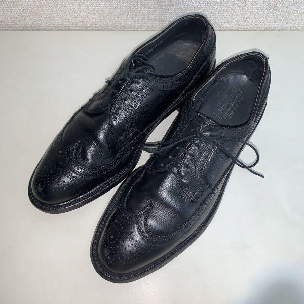 

Vintage 70s-80s Knapp Mastercraft Model Long Wingtip Size 10A Approx 25.0-26.5cm Made in USA