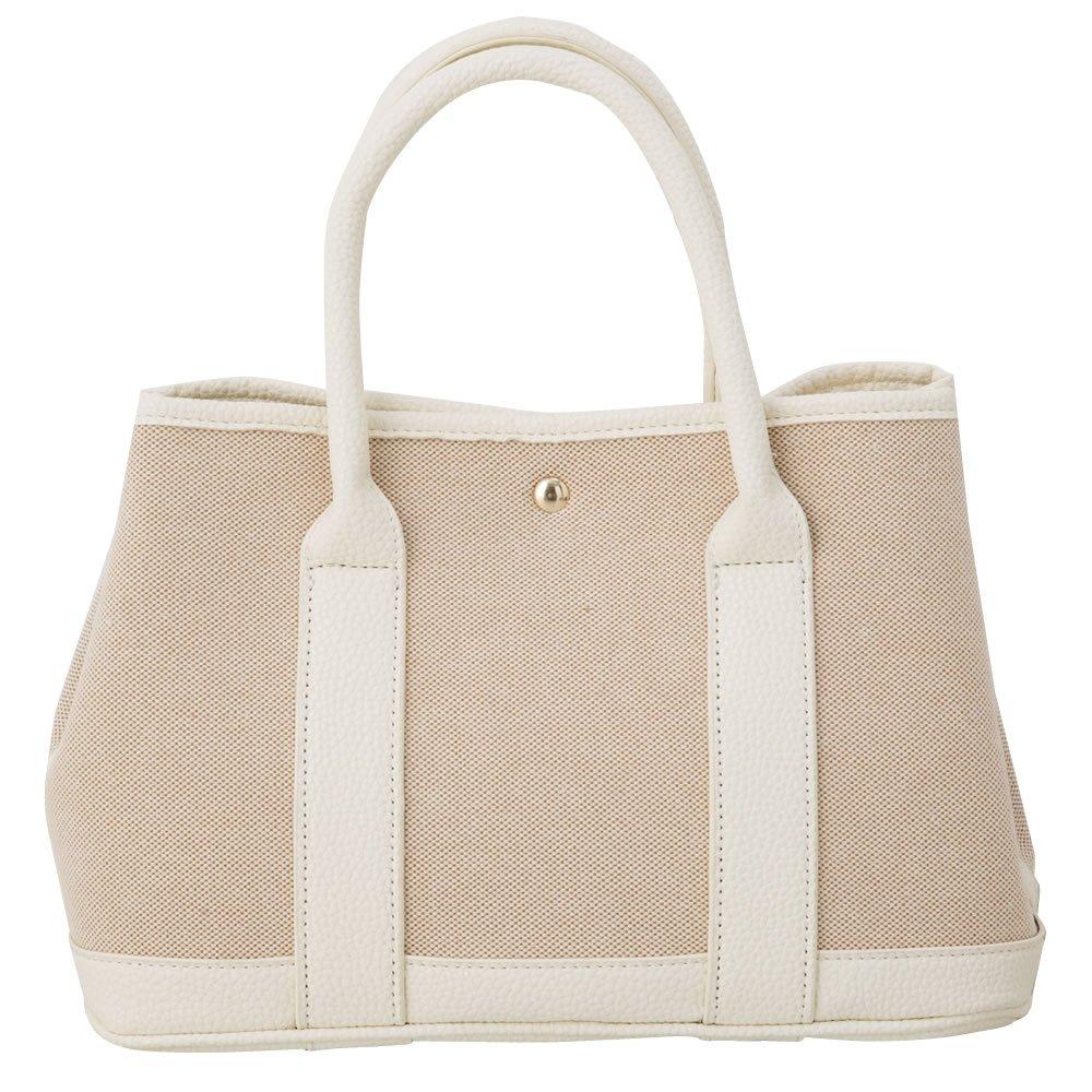 

AquaGarage Canvas Leather Tote Bag [AquaGarage] & Off-White