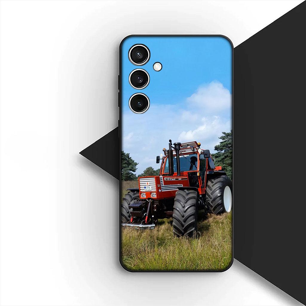 Farms Vehicles Tractors Silicone Phone Cover for Motorola Moto G86 G57 E14 E15 G14 G34 G35 G84 G24 A54 G15 Power E22 Soft Case