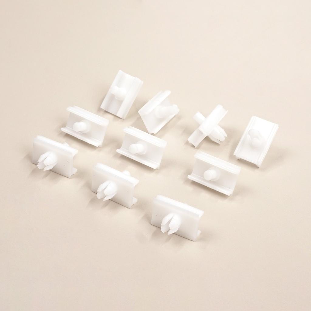 ECF5076 10 Pieces Door Body Trim Moulding Clamp Clips for BMW 5 Series E34 Alpina B10 1987-1995 4/5 Door 51131946258