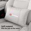 qntbk5 Car Headrest Neck Pillow & Lumbar Support Cushion Auto Interior For Honda CR-V Accord Civic HR-V Pilot Odyssey Fit Jazz Vezel