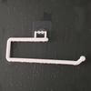 No Drill Kitchen Paper Towel Roll Holder Counter Space Saving Adhesive Rack Dishcloth Hanger for Small Kitchens