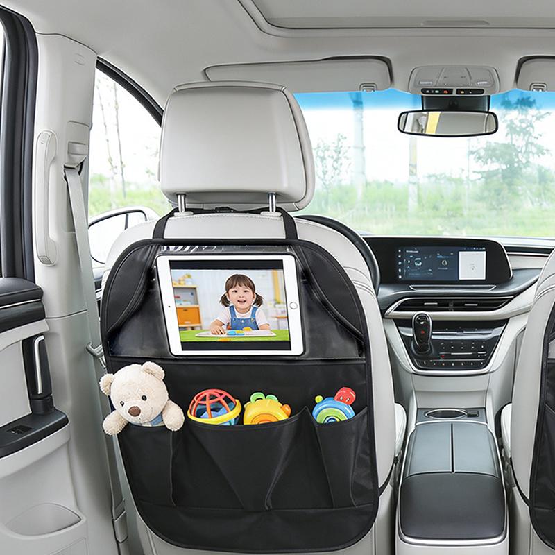 1Pcs Car Anti-Dirt Pad For Children Kids Auto Seat Back Protector Cover Universal Car Back Seat Organizer With Storage Pockets