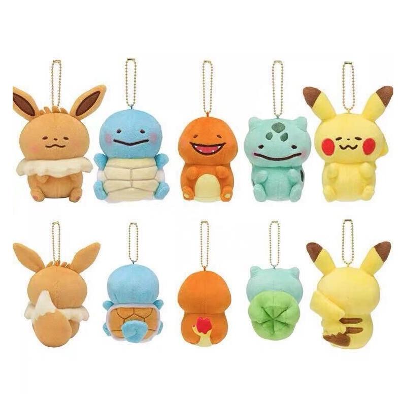 Bulbasaur Squirtle Pikachu Charmander Eevee Pluszowa Zawieszka Brelok