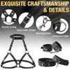 Sex Restraints Strap SM Bondage Gear Toy Leather BDSM Body Chest Harness Handcuffs Leg Cuffs Adults Accessories