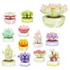 Non-Toxic Carden Toys Potted Succulent Cactus Mini Building Blocks Children Toys Flowers Blocks Thanksgiving Gifts