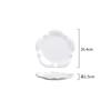 Creative White Ceramic Flower Plates Hotel Restaurant Tableware Modern Irregular White Porcelain Dinner Plates Kitchen Utensils
