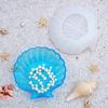 Concrete Silicone Mold Shell Shape Creative Design Jewelry Tray Mold Clay Mould