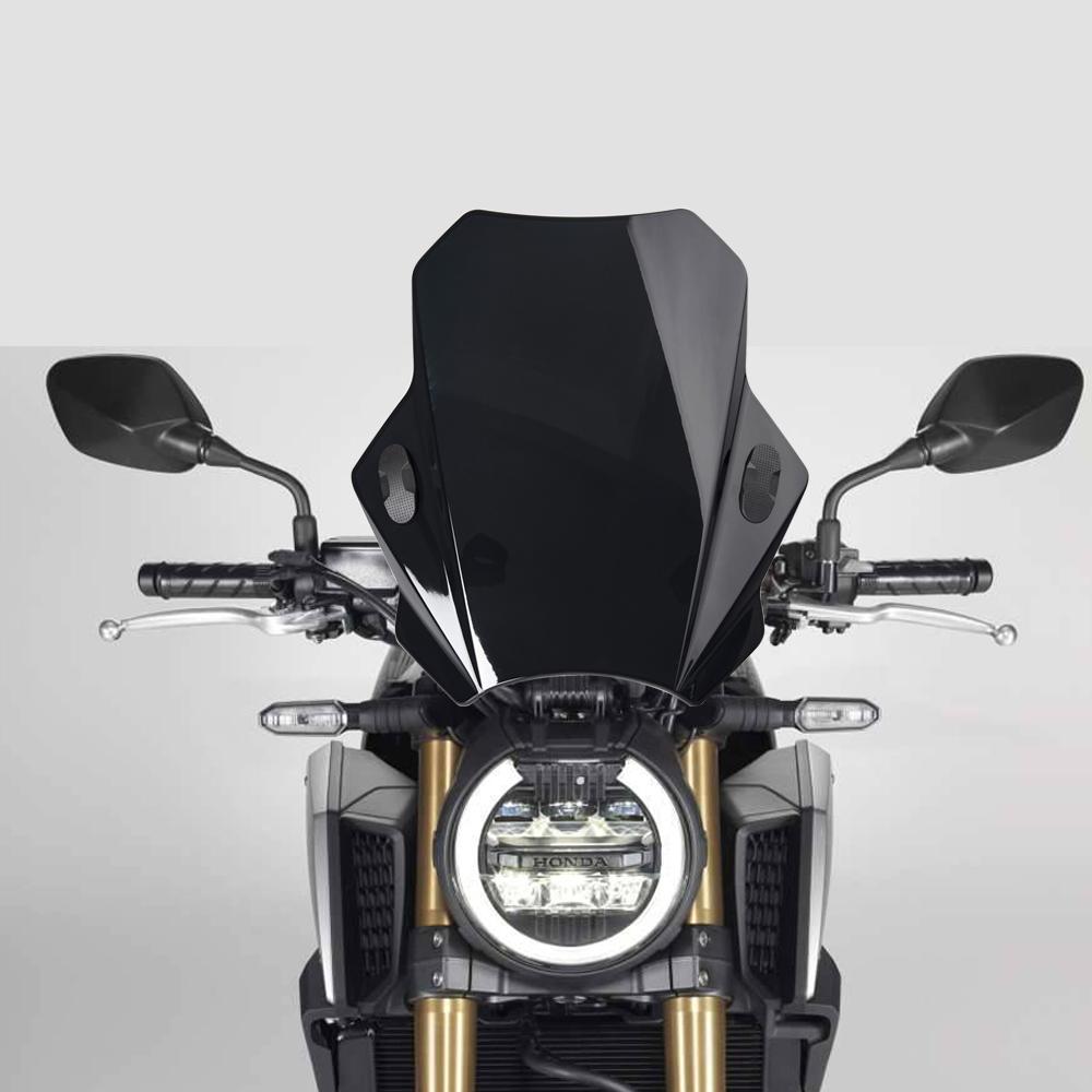 

Для лобового стекла Honda CB650R 1000R 2019 2020 2021 Ветровое стекло CB650 R CB 1000 R чёрный