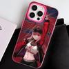 Holo Mori Calliope Jelly Double layer Rose Red Mobile Phone Case for iPhone 17 16 15 14 13 12 11 Air Pro Max Plus Protective