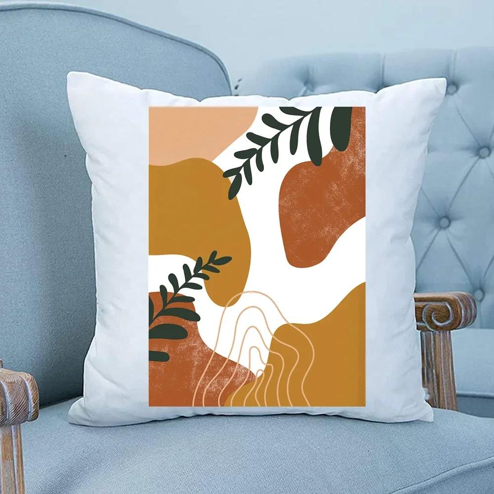 Colorful and minimalist geometric printed pattern cushion cover for home living room sofa chair decorative pillowcase