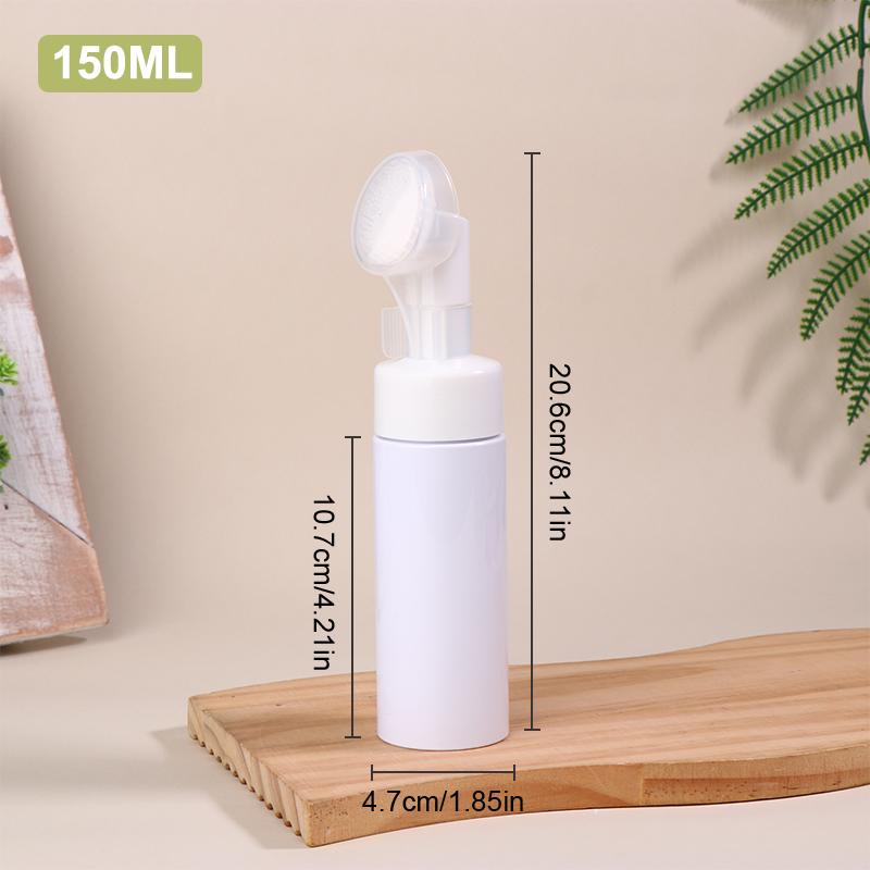 100/120/150/200/250Ml Empty Facial Cleanser Mousse Foam Gel Head Wash Brush Foam Bottle Pressure Type Cleansing Milk Foaming