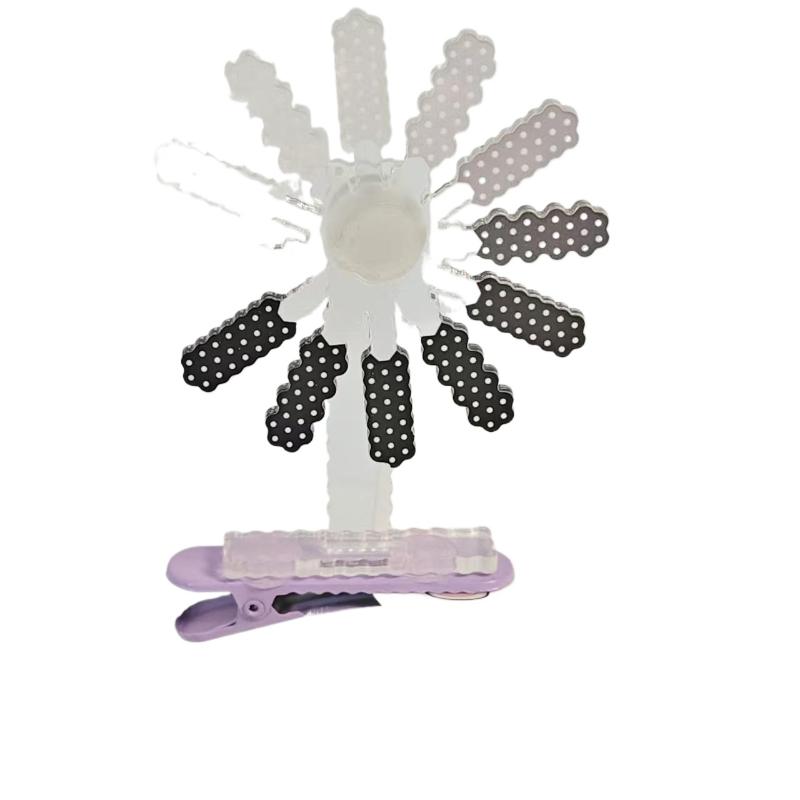 Drôle Créatif Temps d'Arrêt Pince à Cheveux Bandeau Chargement du Cerveau Accessoires pour Cheveux Créatif Sèche-Cheveux Rotatif Pince Bec de Canard Couvre-chef