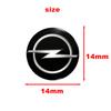 14mm New model car remote key badge, car logo key sticker For Vauxhall Opel Corsa VXR Astra H J Sinicia Safira Car Accessories