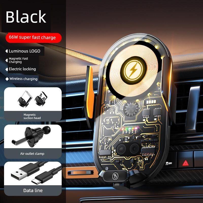 66W Super Wireless Fast Charge Automobile Phone Holder Car Dashboard Navigation Support Magnetic Car Holder