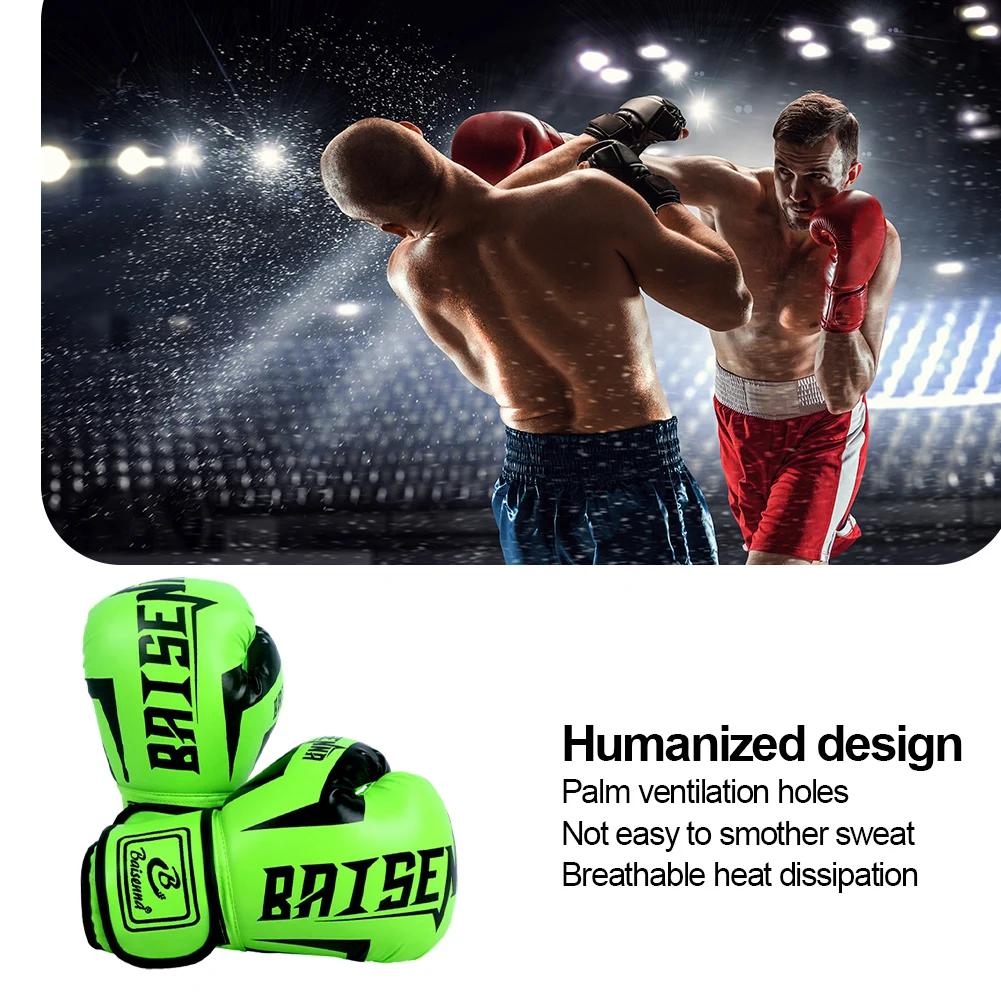 PU Boxing Gloves Fighting Kick Boxing Gloves Karate Muay Thai Training Workout Kickboxing Gloves Taekwondo Protector Adult Child