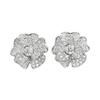 Exquisite S925 Silver Diamond Flower Stud Earrings - 2026 Fashionable Design