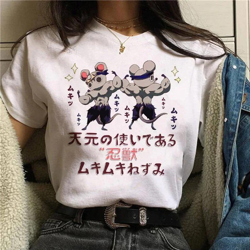 Demon Slayer Fashion Cotton T-shirt Unisex Kimetsu No Yaiba Nezuko T-shirt Unisex Tanjirou T-shirt  Anime Unisexga Trendy T-shirt