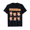 Schau dir all die Füchse an, die mir egal sind Lustige Rote Füchse Kein Interesse T-Shirt Vintage Leicht Lässig Bequem Unisex Mode
