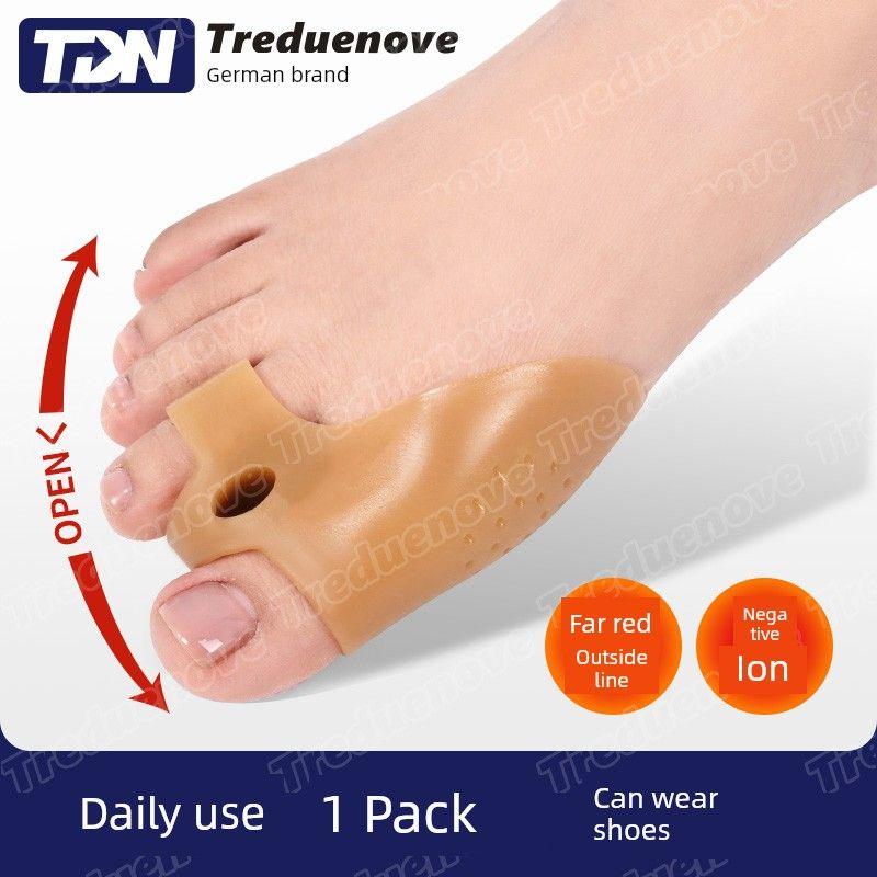 

German Silicone Big Toe Wearable Shoes Valgus Brace Daily Use [1 Pack] One size