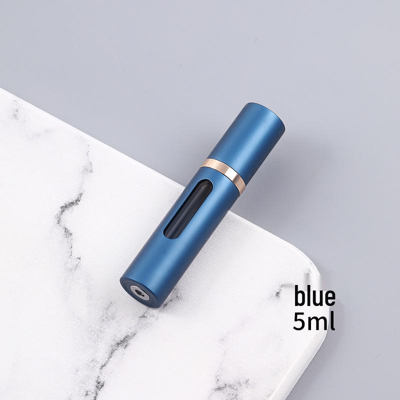 

5ml Glass Refillable Perfume Travel Spray Bottle - Bottom-Filling, Portable, Empty, 8ml Capacity. синий
